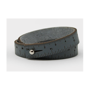 WRIST RULER - Armbnd/Mlbnd -  Grey - 16